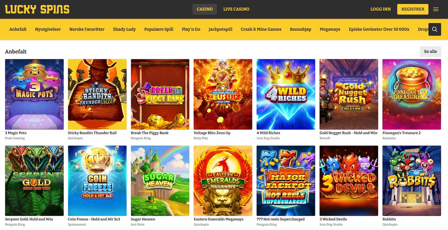 Lucky Spins Norge